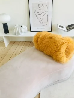 Bolsterpude | Krøllet | Tibet | Ø20xL52 cm