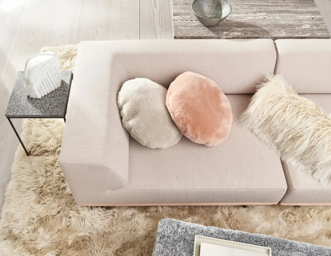 Bolsterpude | Krøllet | Tibet | Ø20xL52 cm