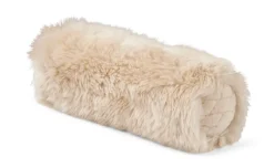 Bolsterpude | Langhåret, moccasin | New Zealand | D20xL52 cm
