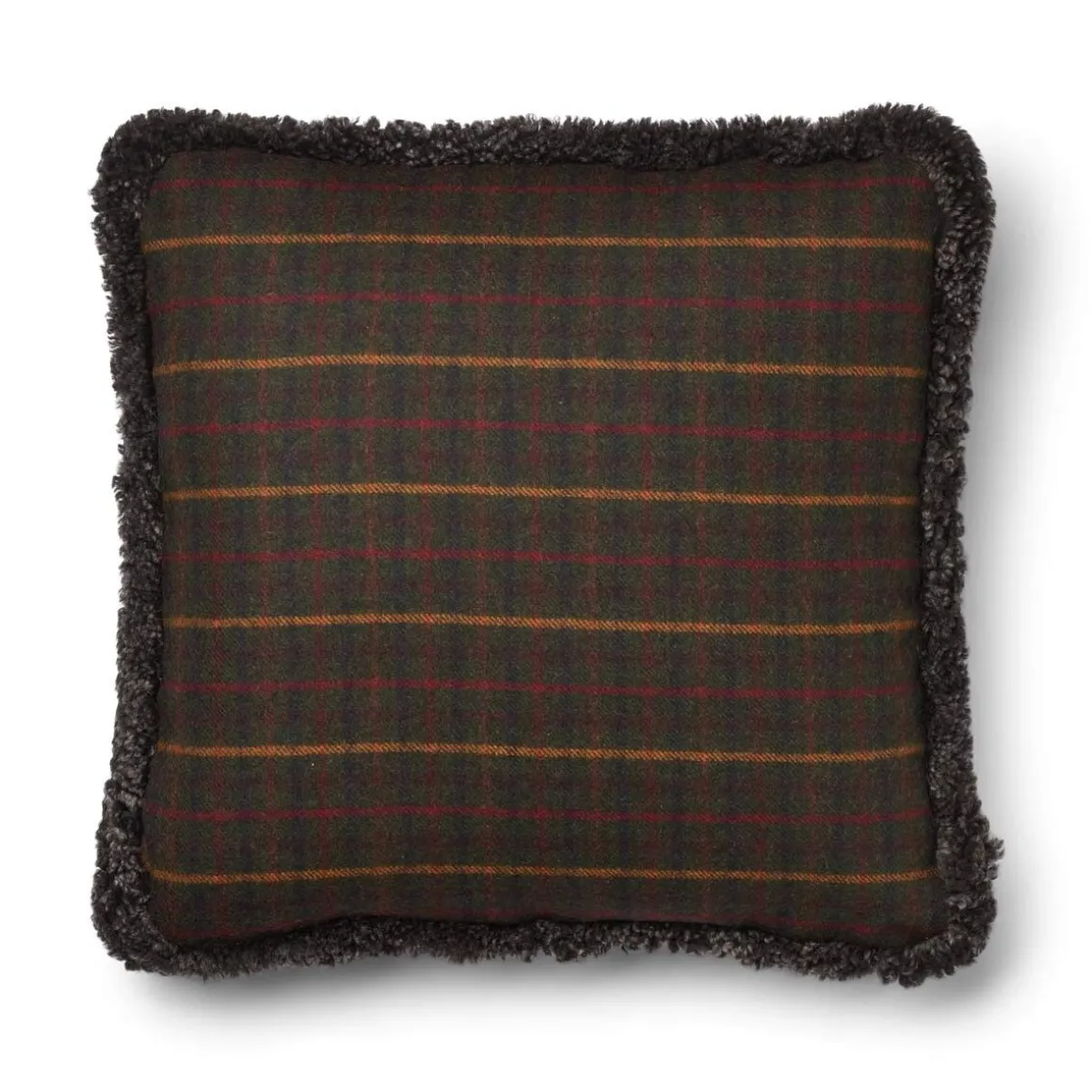 Checked Collection | Uldpude | Korthåret | Dobbeltsidet | 52x52 cm | 34x52 cm