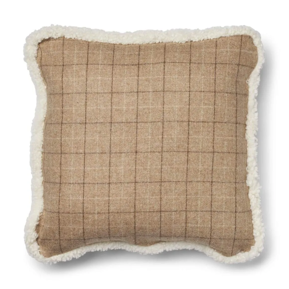 Checked Collection | Uldpude | Korthåret | Dobbeltsidet | 52x52 cm | 34x52 cm