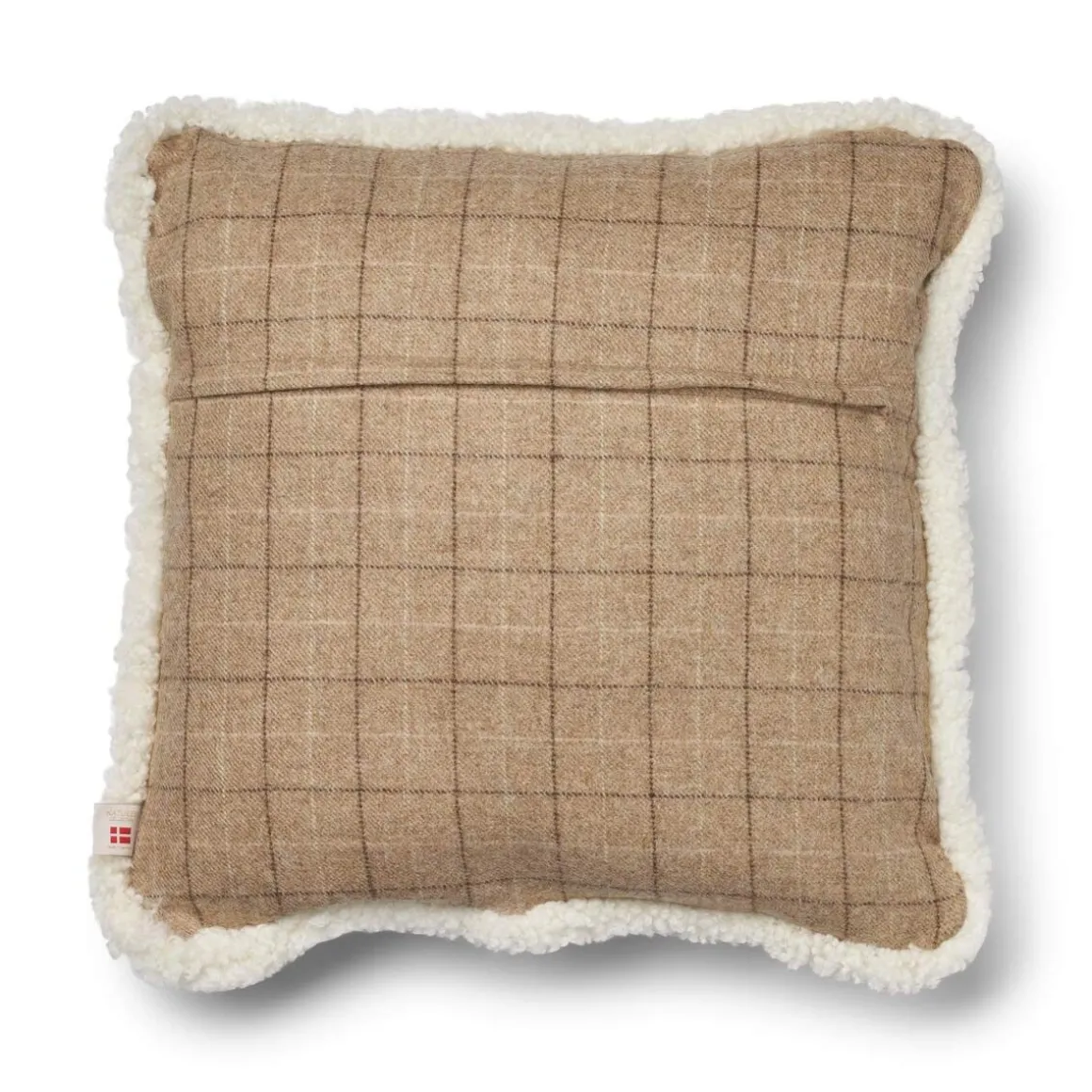 Checked Collection | Uldpude | Korthåret | Dobbeltsidet | 52x52 cm | 34x52 cm