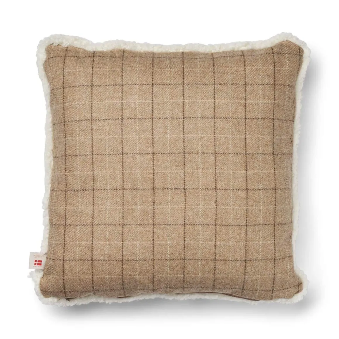 Checked Collection | Uldpude | Korthåret | 52x52 cm