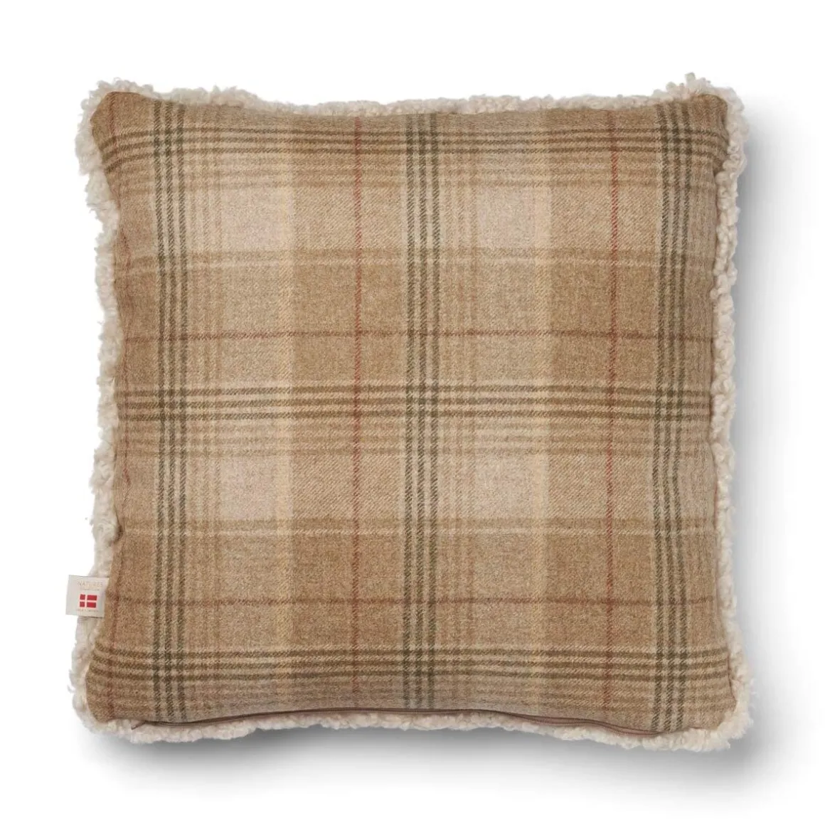 Checked Collection | Uldpude | Korthåret | 52x52 cm