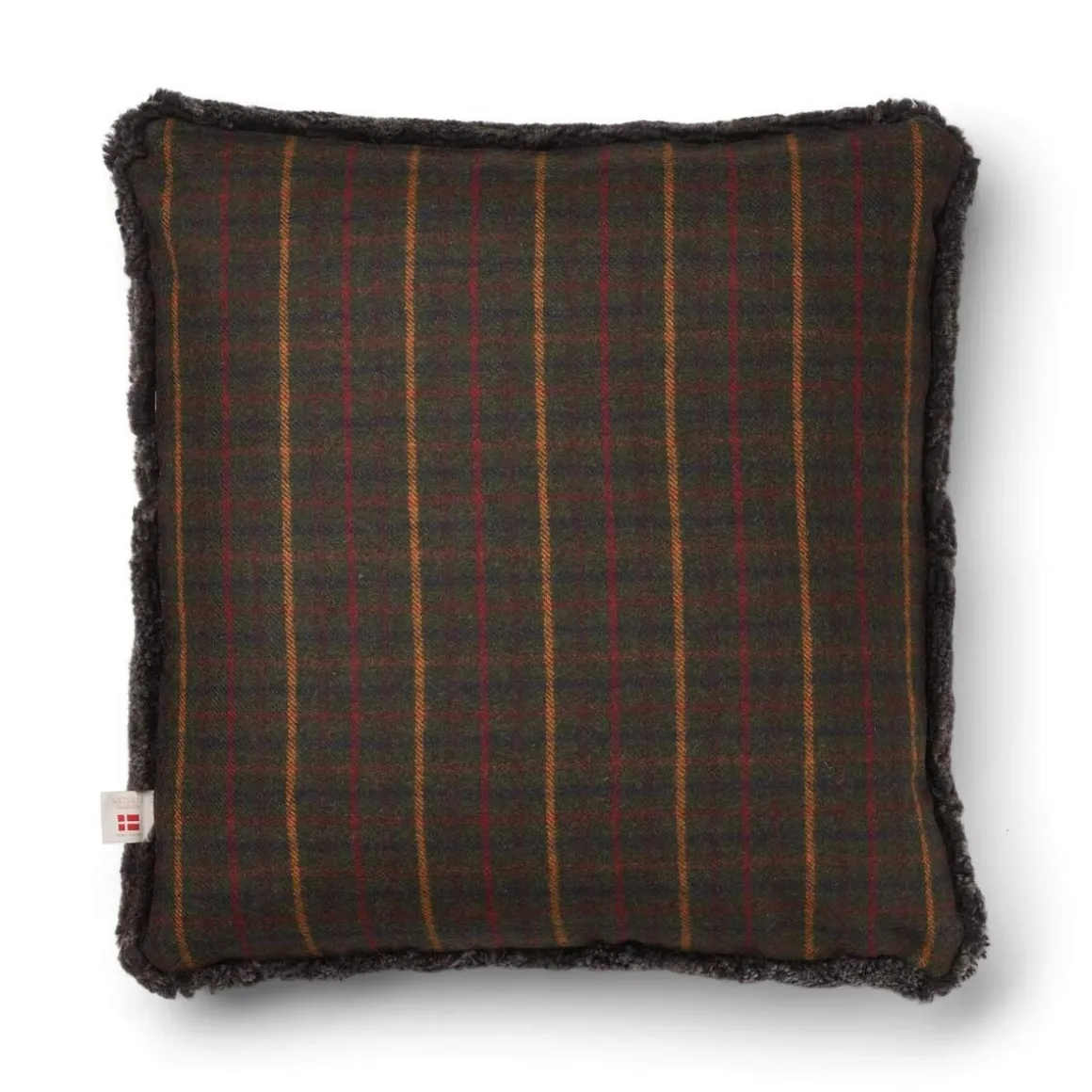 Checked Collection | Uldpude | Korthåret | 52x52 cm