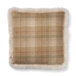 Checked Collection | Uldpude | Langhåret | 52x52 cm
