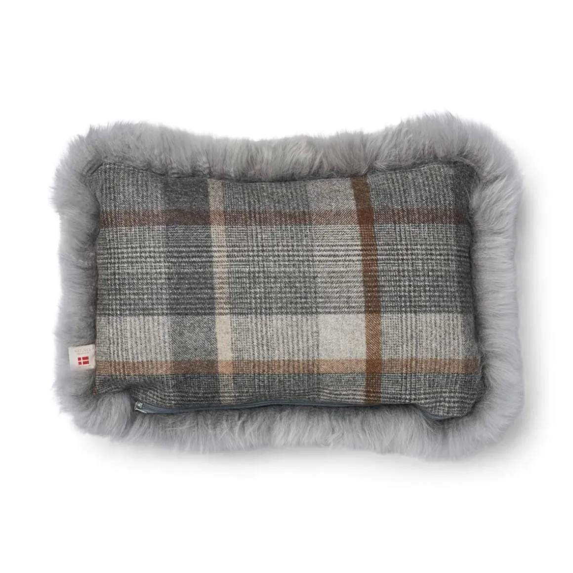 Checked Collection | Uldpude | Langhåret | 34x52 cm