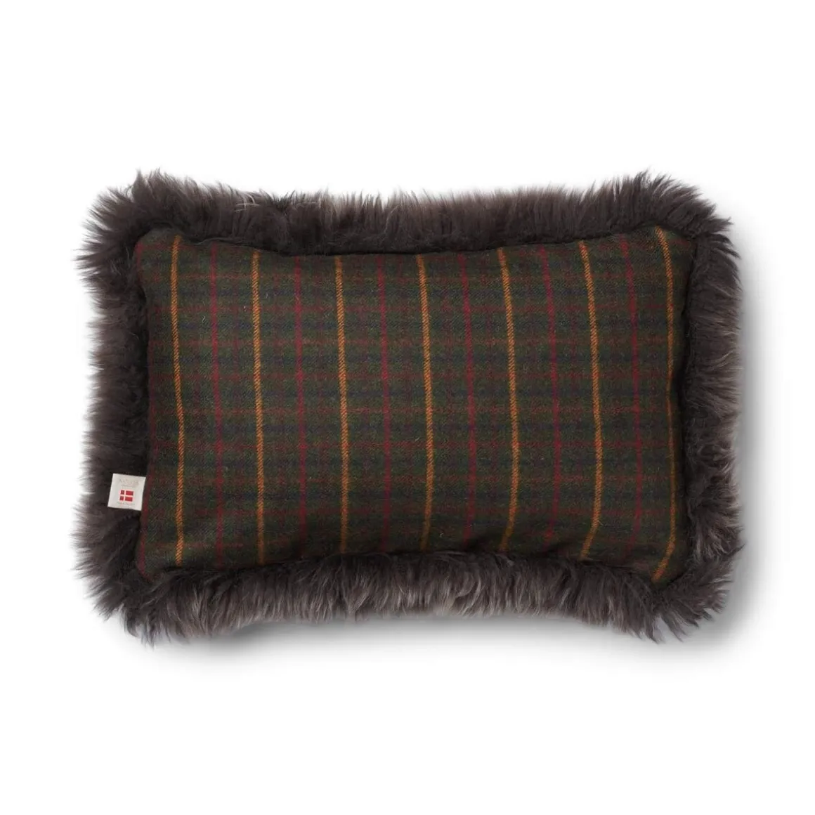 Checked Collection | Uldpude | Langhåret | 34x52 cm