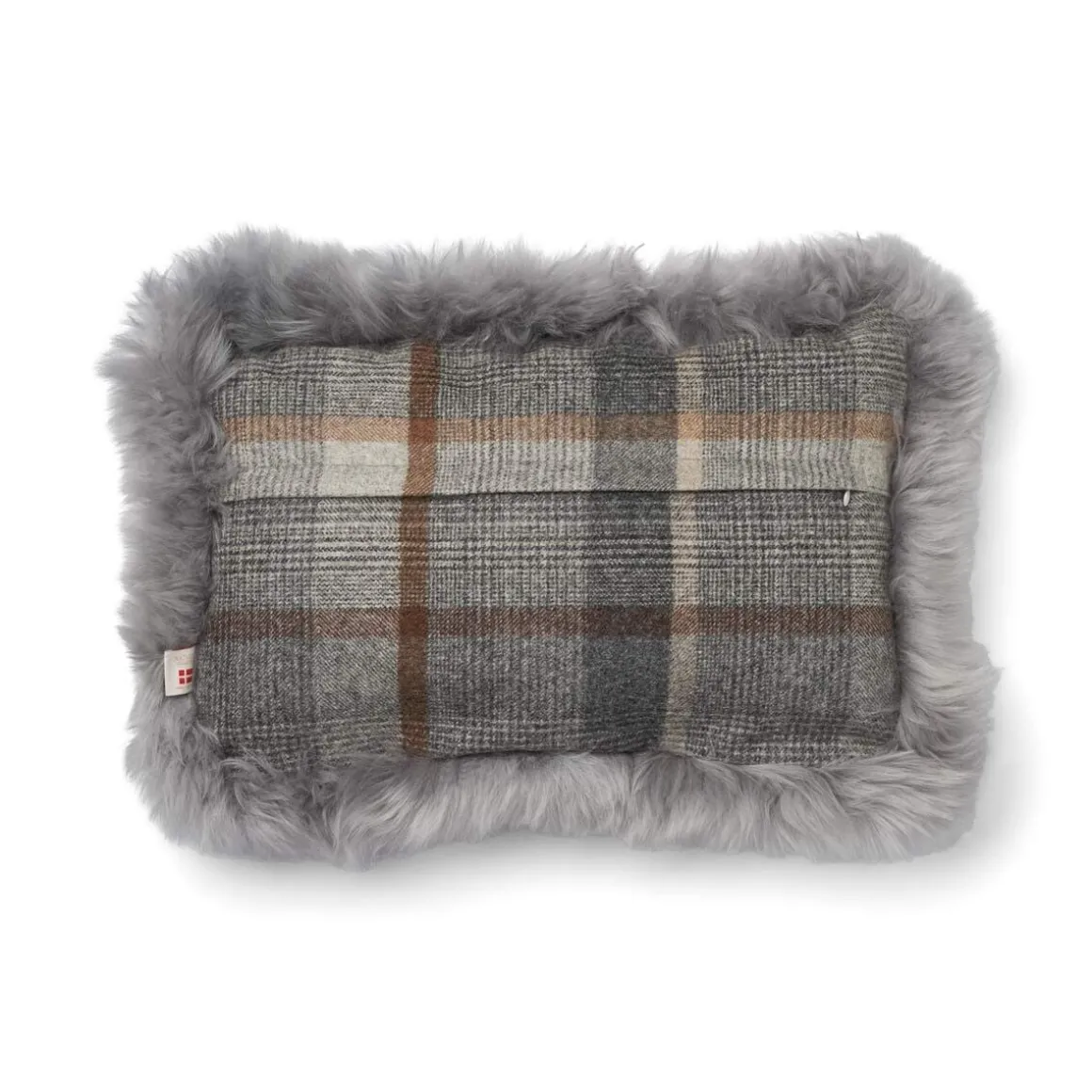 Cheked Collection | Uldpude | Langhåret | Dobbeltsidet | 34x52 cm