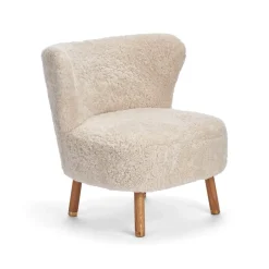 Emil Lounge Chair | Korthåret