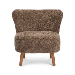 Emil Lounge Chair | Korthåret