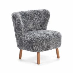 Emil Lounge Chair | Korthåret