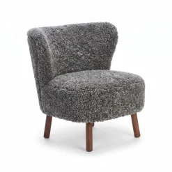 Emil Lounge Chair | Korthåret