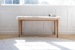 Gulvtæppe | Korthåret | New Zealand | Ø140 cm