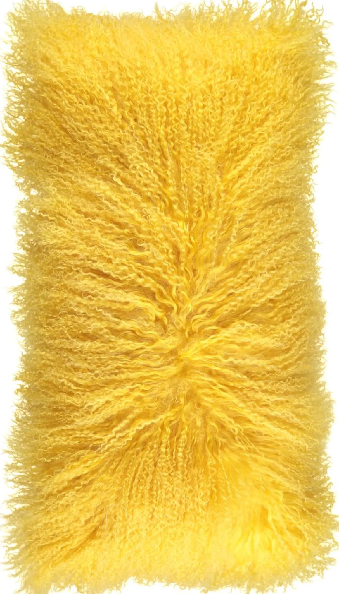 Lammeskindpude | Krøllet | Tibet | 28x56 cm