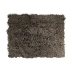 Lammeskindsplaid | Krøllet | Tibet | 140x180 cm