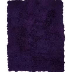 Lammeskindsplaid | Krøllet | Tibet | 140x180 cm