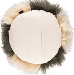Lammeskindspude | Krøllet | Tibet | Ø45 cm, Ø62 cm & Ø38 cm