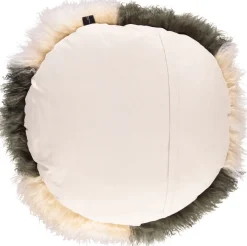 Lammeskindspude | Krøllet | Tibet | Ø45 cm, Ø62 cm & Ø38 cm