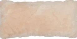 Lammeskindspude | Moccasin | Dobbeltsidet | 28x56 cm