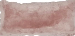 Lammeskindspude | Moccasin | Dobbeltsidet | 28x56 cm