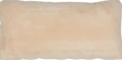Lammeskindspude | Moccasin | Dobbeltsidet | 28x56 cm