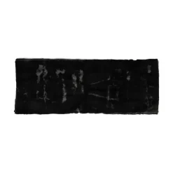 Minkplaid | Bagside af kashmir | Blacky | 150x60 cm
