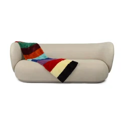 Minkplaid | Bagside af kashmir | Multicolor Bright | 70x230 cm