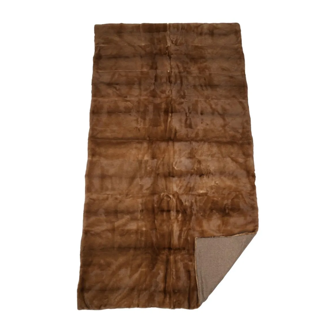 Minkplaid | Bagside af kashmir | Redglow | 126x212 cm