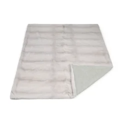 Minkplaid | Bagside af kashmir | Pearl Cross | 180x130 cm