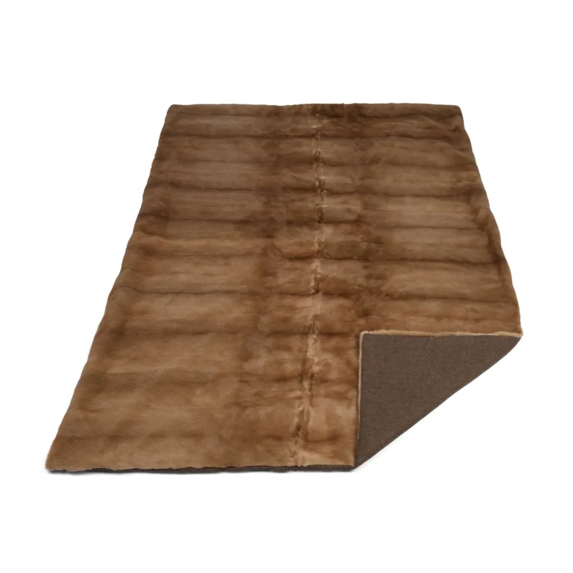 Minkplaid | Bagside af kashmir | Redglow | 200x125 cm