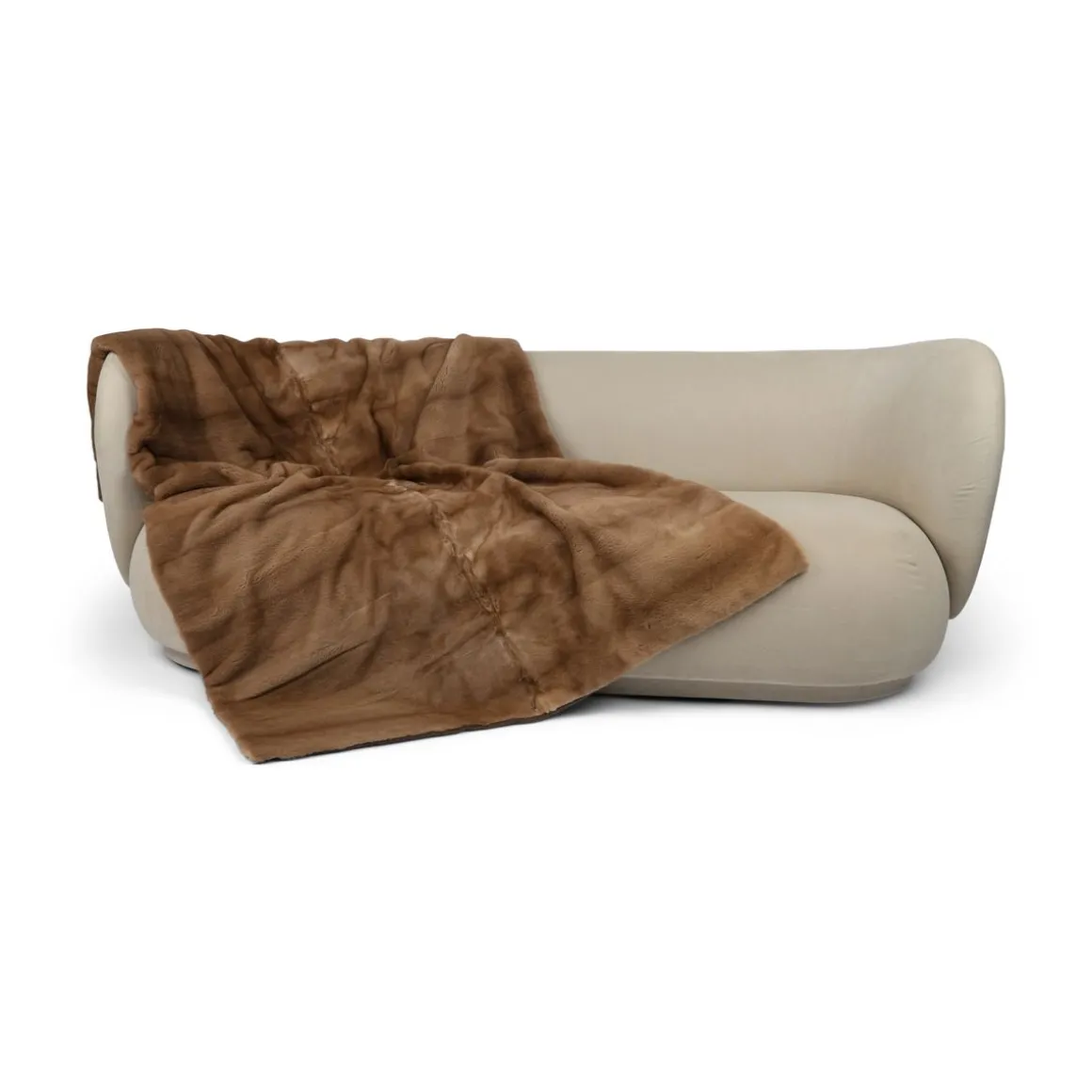 Minkplaid | Bagside af kashmir | Redglow | 200x125 cm