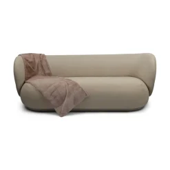 Minkplaid | Bagside af kashmir | Rosa | 150x48 cm