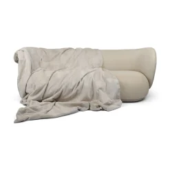 Minkplaid | Cashmerebagside | Perle | 235x162 cm