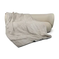 Minkplaid | Cashmerebagside | Perle | 235x162 cm