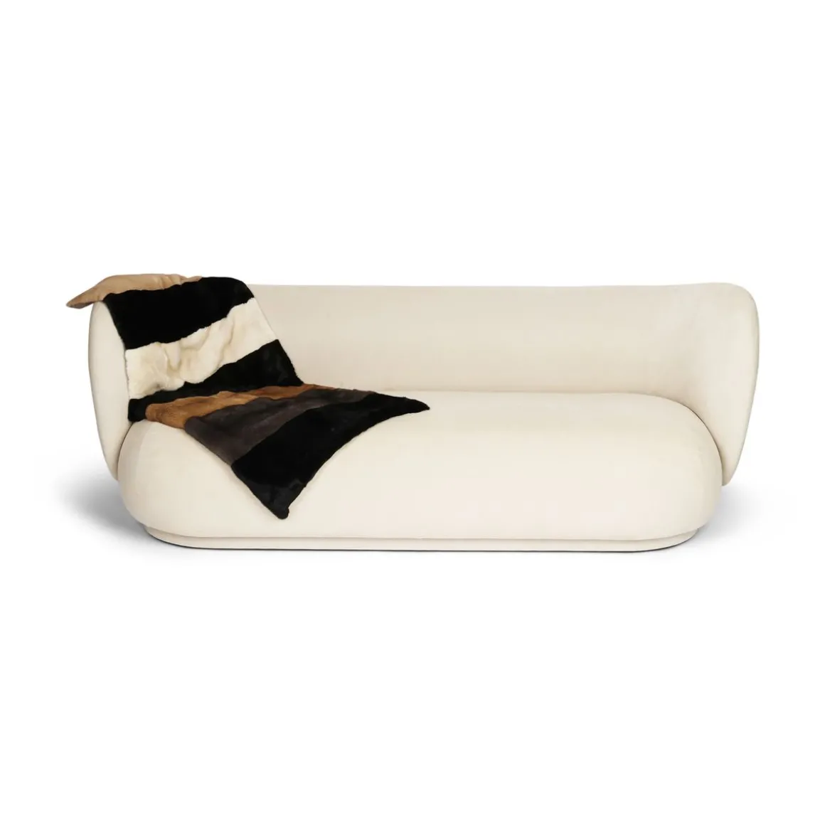 Mink Plaid | Kasmirbagside | Multifarvet | 62x130 cm