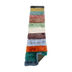 Premium ræveplaid | Bagside af kashmir | Mix Fox | 75x300 cm