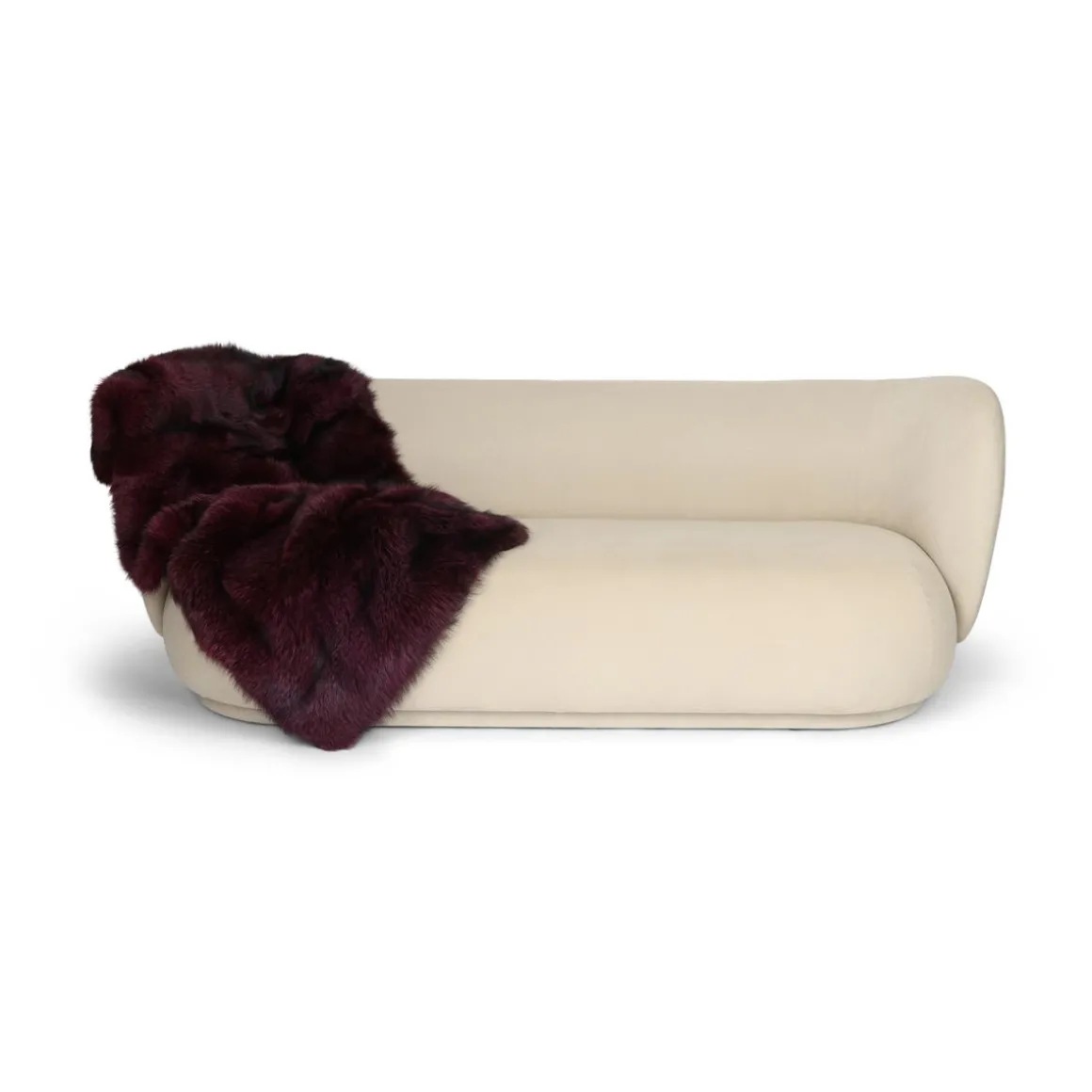Premium ræveplaid | Cashmerebagside | Lilla | 150x70 cm