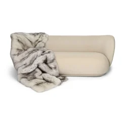 Premium ræveplaid | Cashmerebagside | Blue Fox | 220x85 cm
