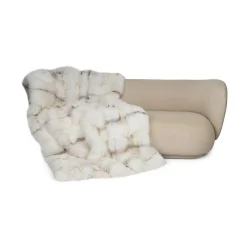 Premium ræveplaid | Cashmerebagside | Sun Glow Fox | 150x210 cm