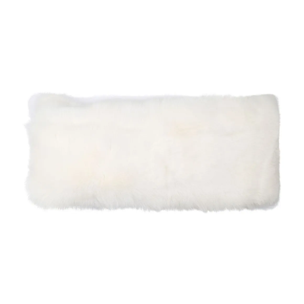 Premium Rævepude | Cashmere Bagside | Norge | Arctic Marble Fox | 35x70 cm