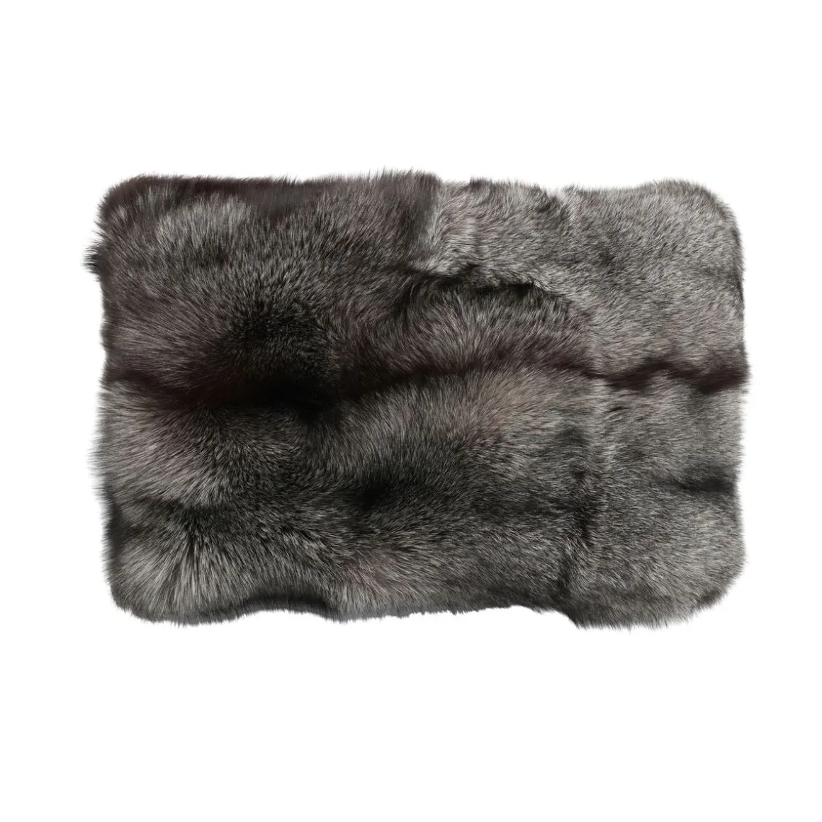 Premium Rævepude | Cashmere Bagside | Norge | Blue Frost | 52 x 56 cm