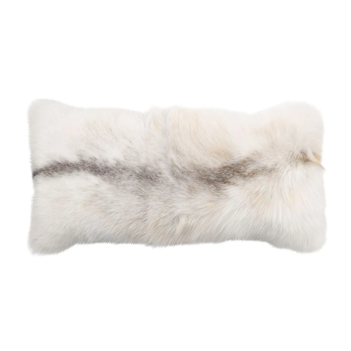 Premium Rævepude | Cashmere Bagside | Norge | Arctic Marble | 35 x 70 cm
