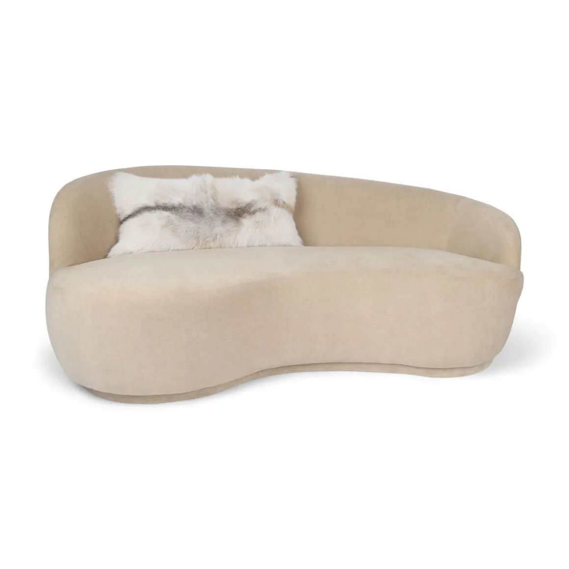 Premium Rævepude | Cashmere Bagside | Norge | Arctic Marble | 35 x 70 cm