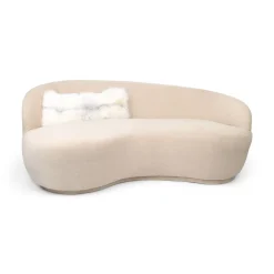 Premium Rævepude | Cashmere Bagside | Norge | Arctic Marble Fox | 30x75 cm