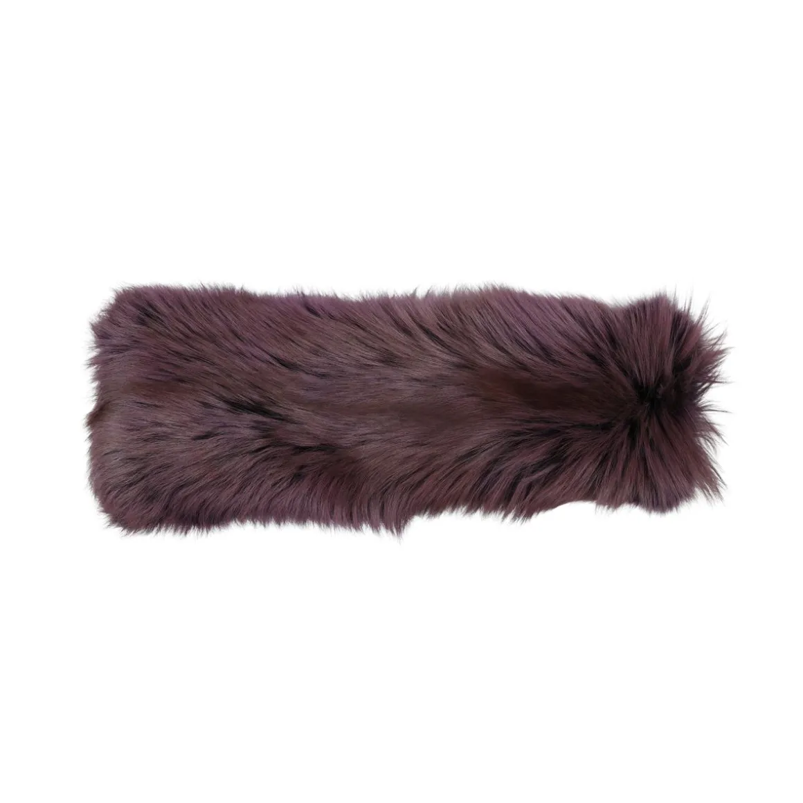 Premium rævepude | Kashmirbagside | Norge | Lilla | 70x24 cm