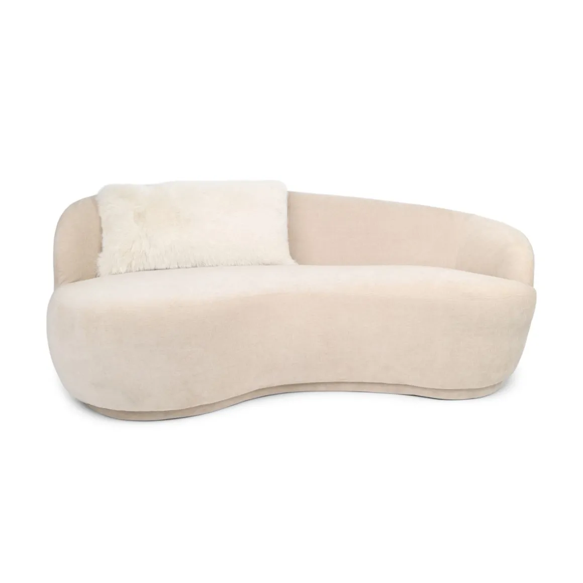 Premium rævepude | Kashmirbagside | Norge | Beige | 40x75 cm
