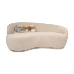 Premium rævepude | Kashmirbagside | Norge | Golden Island Fox | 26x56 cm