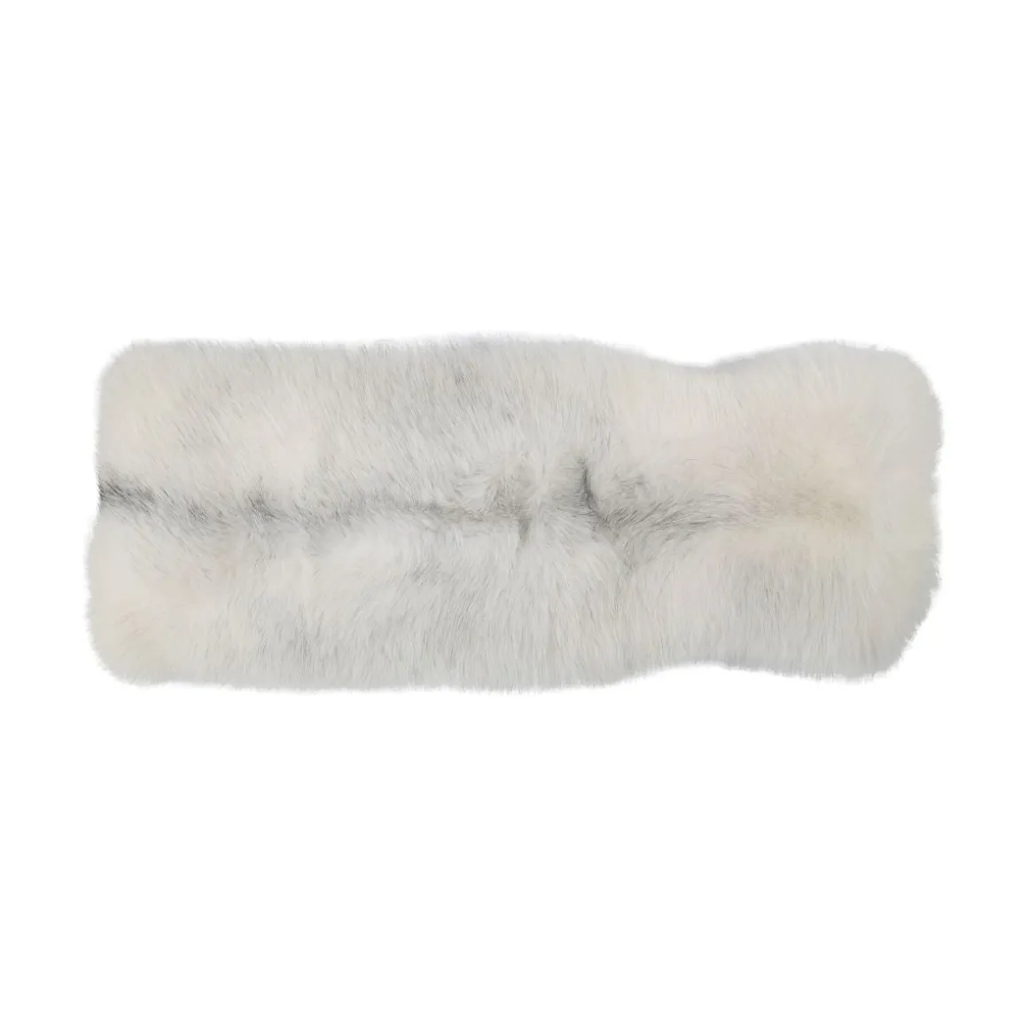 Premium rævepude | Kashmirbagside | Norge | Arctic Marble Fox | 30x80 cm