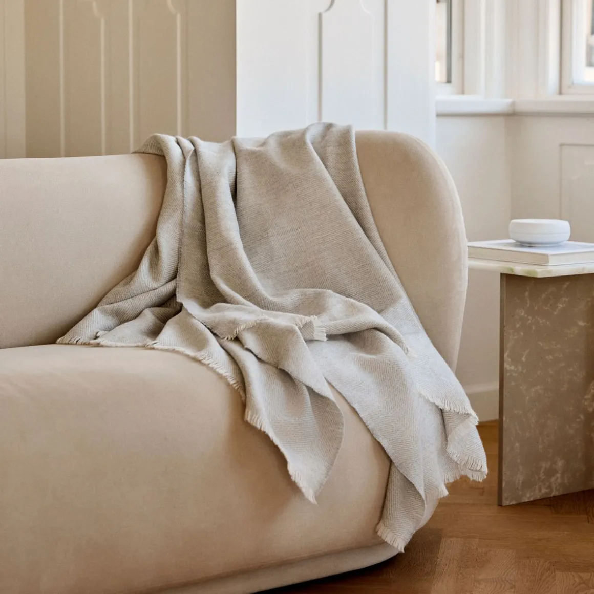 Sidsley uldplaid | 100% baby alpakauld